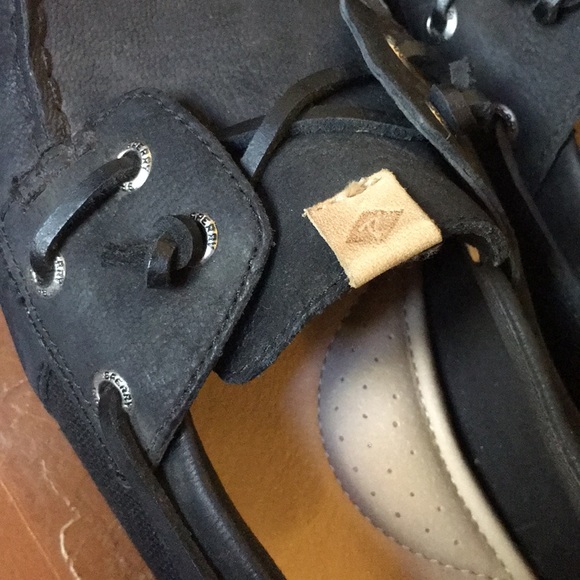 Sperry Top-Sider Boat Shoes 8.5 Leather/Canvas - Picture 7 of 11